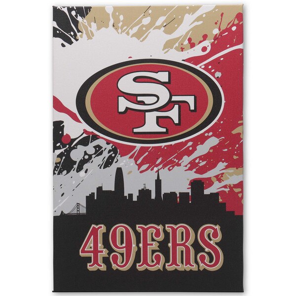 San Francisco 49ers City Skyline Canvas | Open Road Brands | Shop-ORB